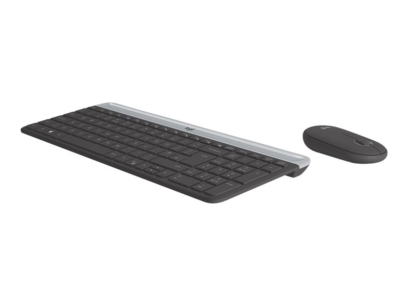 Logitech Slim Wireless Combo MK470 - ensemble clavier et souris