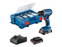 Bosch GSR 18V-45 PROFESSIONAL Bore-/skruemaskine 18V Uden batteri 2 batterier inkluderet