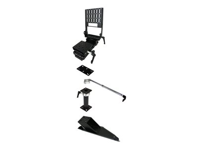 Havis Premium - Mounting kit (heavy duty vehicle specific base plate, heavy duty pole with height adjust handle, offset adapter plate, keyboard mount, motion device, stability support arm)