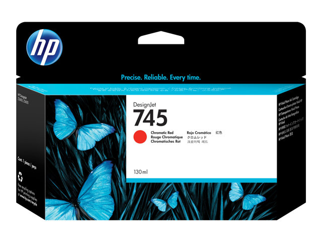 HP 745 - chromatic red - original - DesignJet - ink cartridge