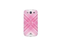 White Diamonds Crystal Case Grid Taske Pink Samsung Galaxy S III