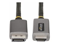Startech 6ft (2m) DisplayPort to HDMI Adapter Cable, 8K 60Hz, 4K 144Hz, HDR10, DP 1.4 to HDMI 2.1 Active Video Converter, Dis