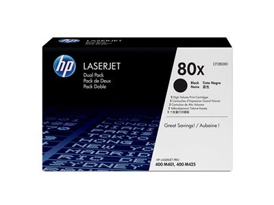 HP 2xToner CF280X HV black LJ 400