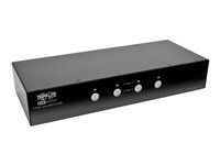 Tripp Lite 4-Port DisplayPort KVM Switch w/Audio, Cables and USB 3.0 SuperSpeed Hub KVM / audio / USB switch Desktop