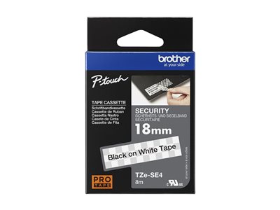 BROTHER Ruban TZe 18 mm Noir /