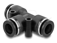 Delock Pneumatic connector 10 mm with two mounting holes T-shape