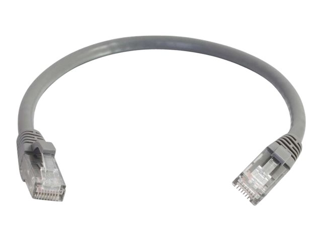 C2G Cat6 Booted Unshielded (UTP) Network Patch Cable - patch kabel - 30 cm - šedá – foto 5