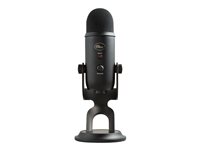Blue Microphones Yeti Mikrofon Kabling 4.5mV/Pascal Cardioid/fler-retning/2-retning/stereo (skiftbar) Sort