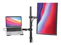 Manhattan TV & Monitor & Laptop Combo Mount, Desk, Full Motion, 1 screen, Screen Sizes: 10-27