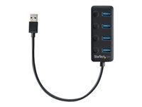 Startech 4 Port USB 3.0 Hub, USB-A to 4x USB 3.0 Type-A with Individual On/Off Port Switches, SuperSpeed 5Gbps USB 3.1/USB 3.