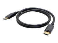 AddOn 6ft DisplayPort Cable - DisplayPort cable - DisplayPort (M) to DisplayPort (M) - 6 ft - black - for HP Elite t655; Presence Small Space Solution with Zoom Rooms; Pro t550