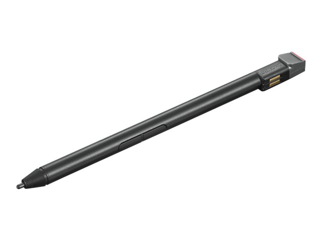 Lenovo ThinkPad Pen Pro-6 - Active stylus - 2 buttons - black - Brown Box - for ThinkCentre M75t Gen 2; ThinkPad X1 Yoga (4th Gen); X1 Yoga Gen 5