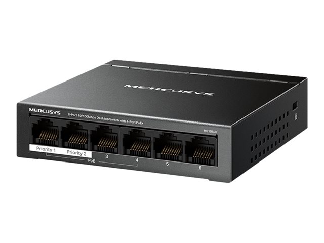 An image of Mercusys MS106LP V1 - switch - 6 ports