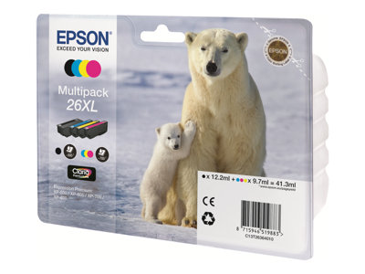 EPSON 26XL Tintenpa. Multipack 4-colours - C13T26364010