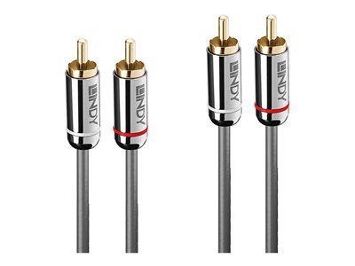 C ble Audio 2x RCA, Cromo Line, 3m