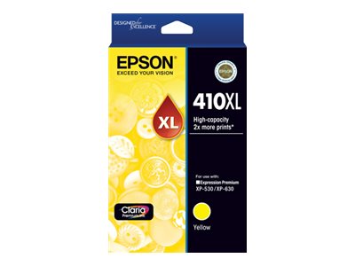 Epson 410XL XL yellow original ink Product shot Front 79200