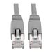 Eaton Tripp Lite Series Cat6a 10G Snagless Shielded STP Ethernet Cable (RJ45 M/M), PoE, Gray, 6 ft. (1.83 m)