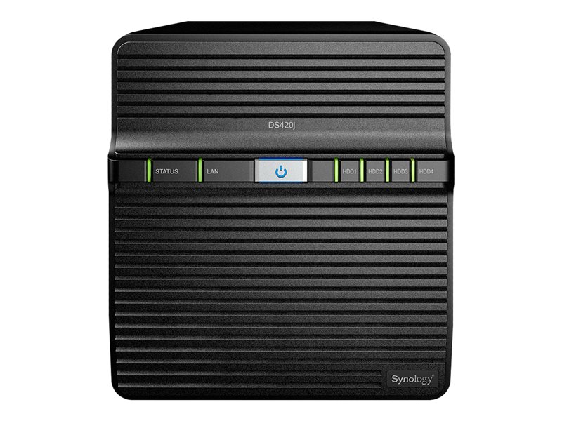 Synology Disk Station DS420j - NAS-Server - 4 Sch?chte - RAID RAID 0, 1, 5, 6, 10, JBOD - RAM 1 GB - Gigabit Ethernet