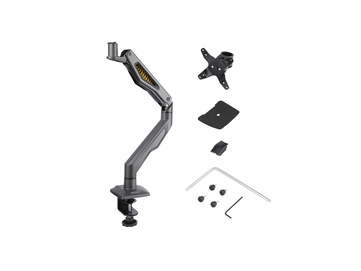 StarTech.com Desk Mount Monitor Arm, Up To 32" Display, C-Clamp, TAA montážní sada - pro obrazovka - černá - kompatibilní s TAA – foto 4