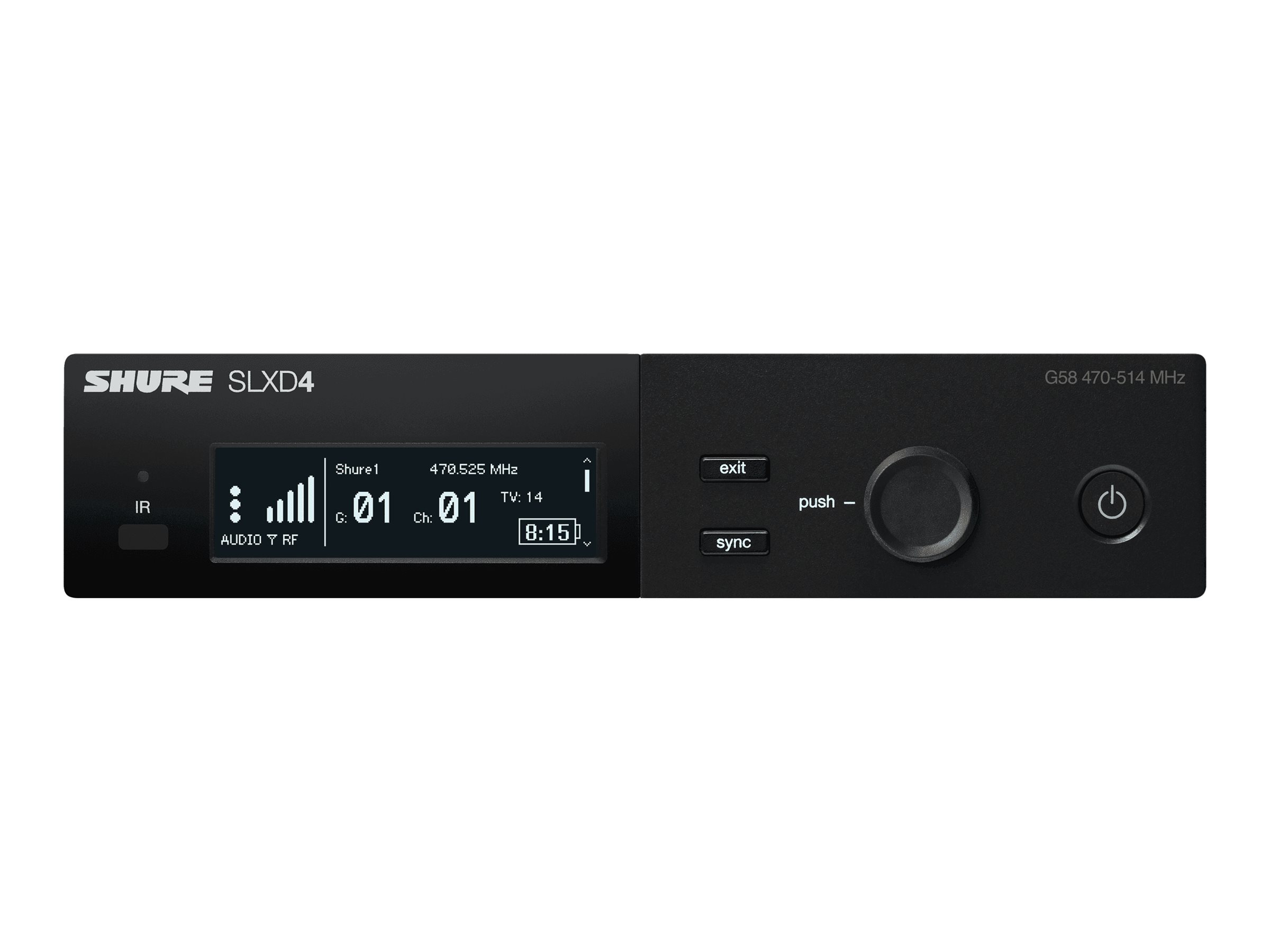 Shure SLXD4 - Wireless audio receiver for wireless microphone
