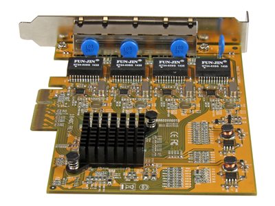 STARTECH 4 Port PCIe GbE Netzwerkkarte - ST1000SPEX43
