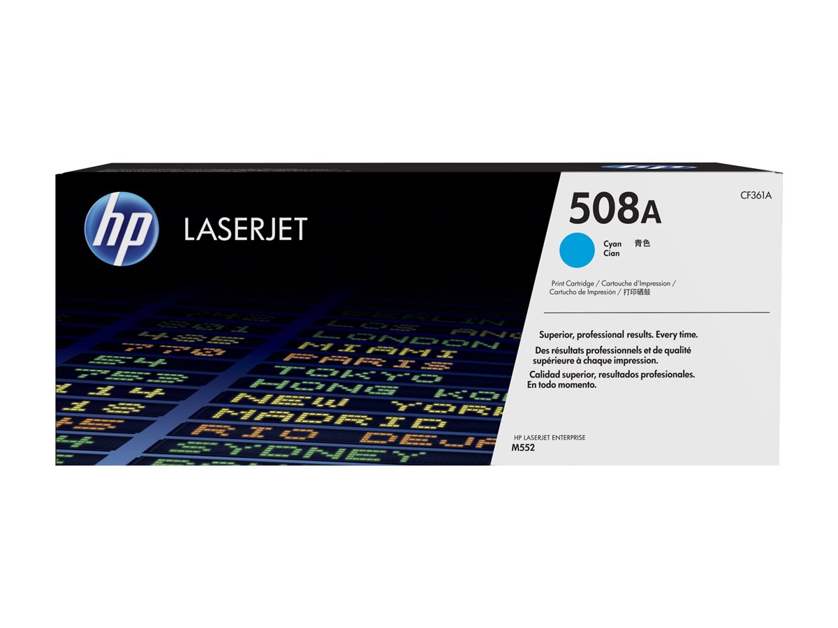 HP 508A Tonercartridge cyan
