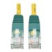 Tripp Lite 10ft Cat5e Cat5 Molded Snagless Crossover Patch Cable RJ45 Yellow 10