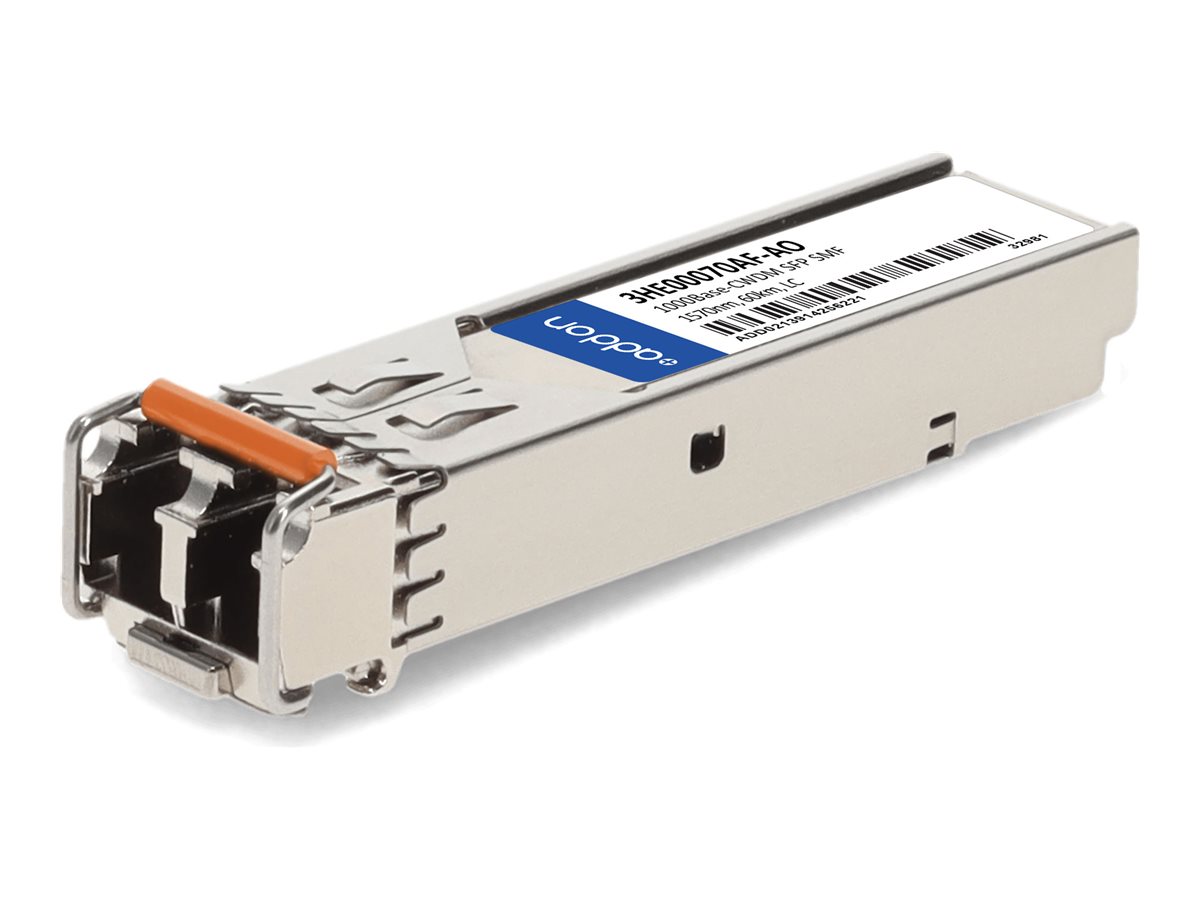 AddOn - SFP (mini-GBIC) transceiver module (equivalent to: Alcatel-Lucent Nokia 3HE00070AF)