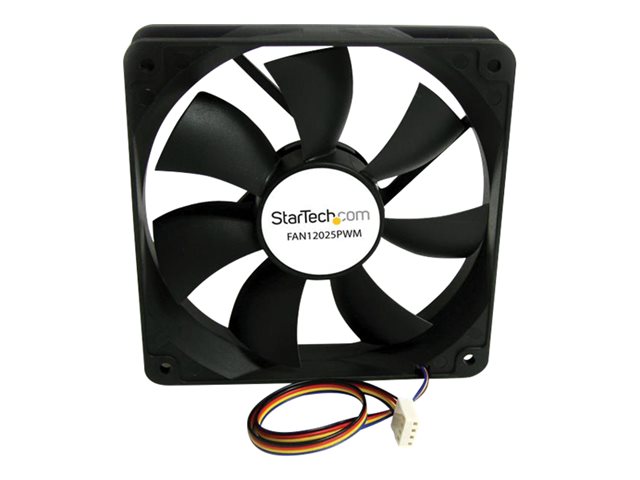 Image of StarTech.com 120x25mm Computer Case Fan with PWM - Pulse Width Modulation Connector - computer cooling Fan - pwm Fan - 120mm Fan (FAN12025PWM) - case fan