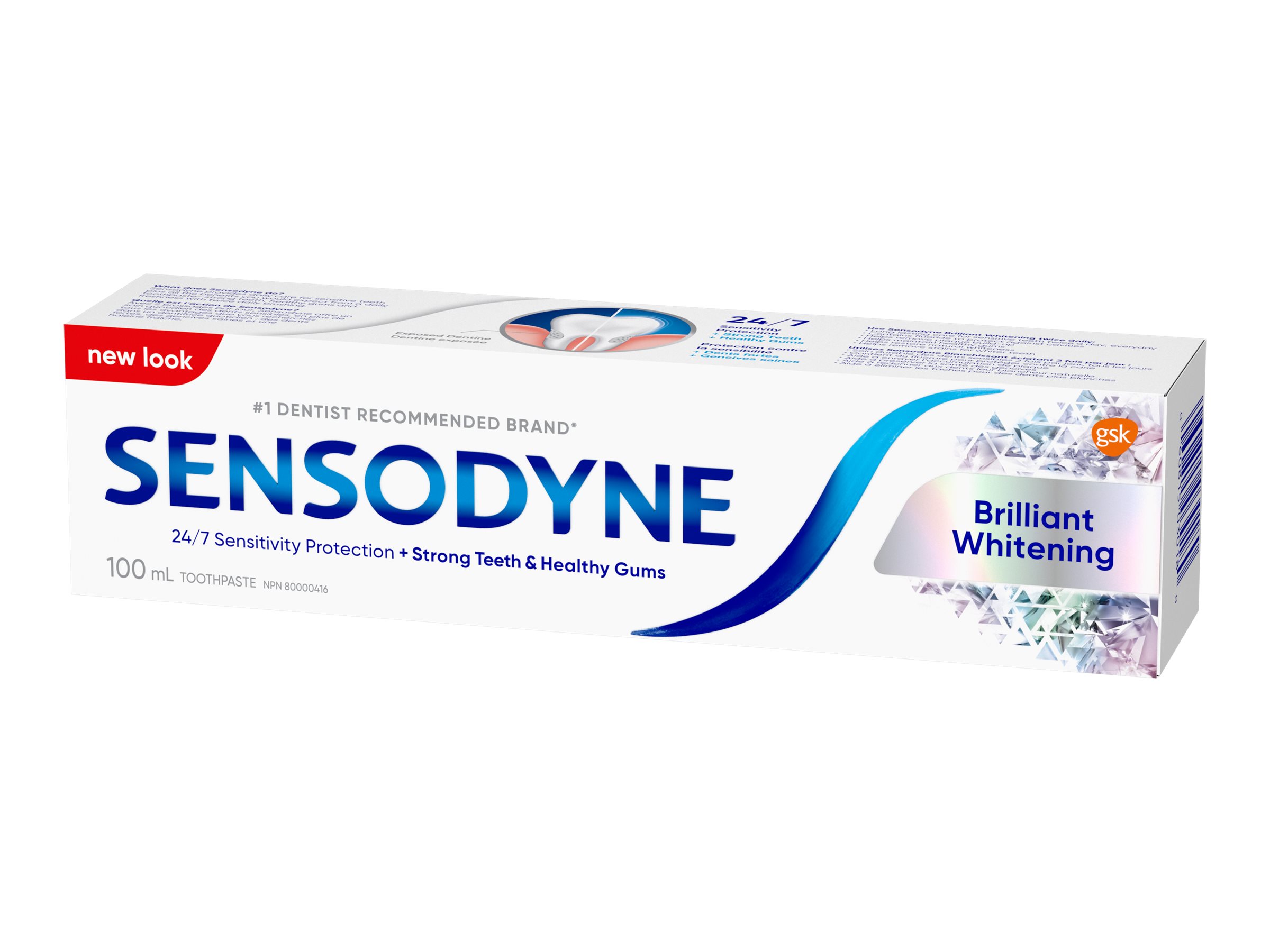 Sensodyne Brilliant Whitening Sensitivity Toothpaste -100ml