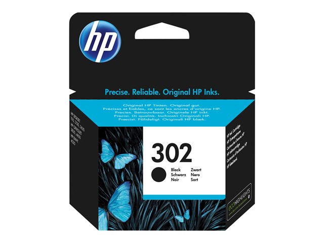 HP 302 Black Original Ink Cartridge F6U66AE#ABE