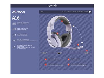 LOGI Astro Gaming A10 Gen 2 Headset