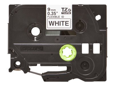 Ruban TZ 9mm Noir/Blanc