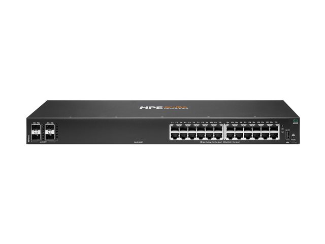 HPE Aruba Networking CX 6000 24p 10M/100M/1G 4p SFP 1G Switch