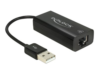 DELOCK USB Adapter A -> RJ45 St/Bu - 62595