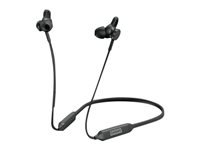 Lenovo - Earphones with mic - in-ear - neckband - Bluetooth - wireless - black - for IdeaCentre 3 07ADA05; 3 07IMB05; IdeaPad 3 15IML05; ThinkPad L13 Gen 2; Yoga 7 14