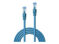 C ble réseau Bleu Cat.6A S/FTP LSZH, 2m