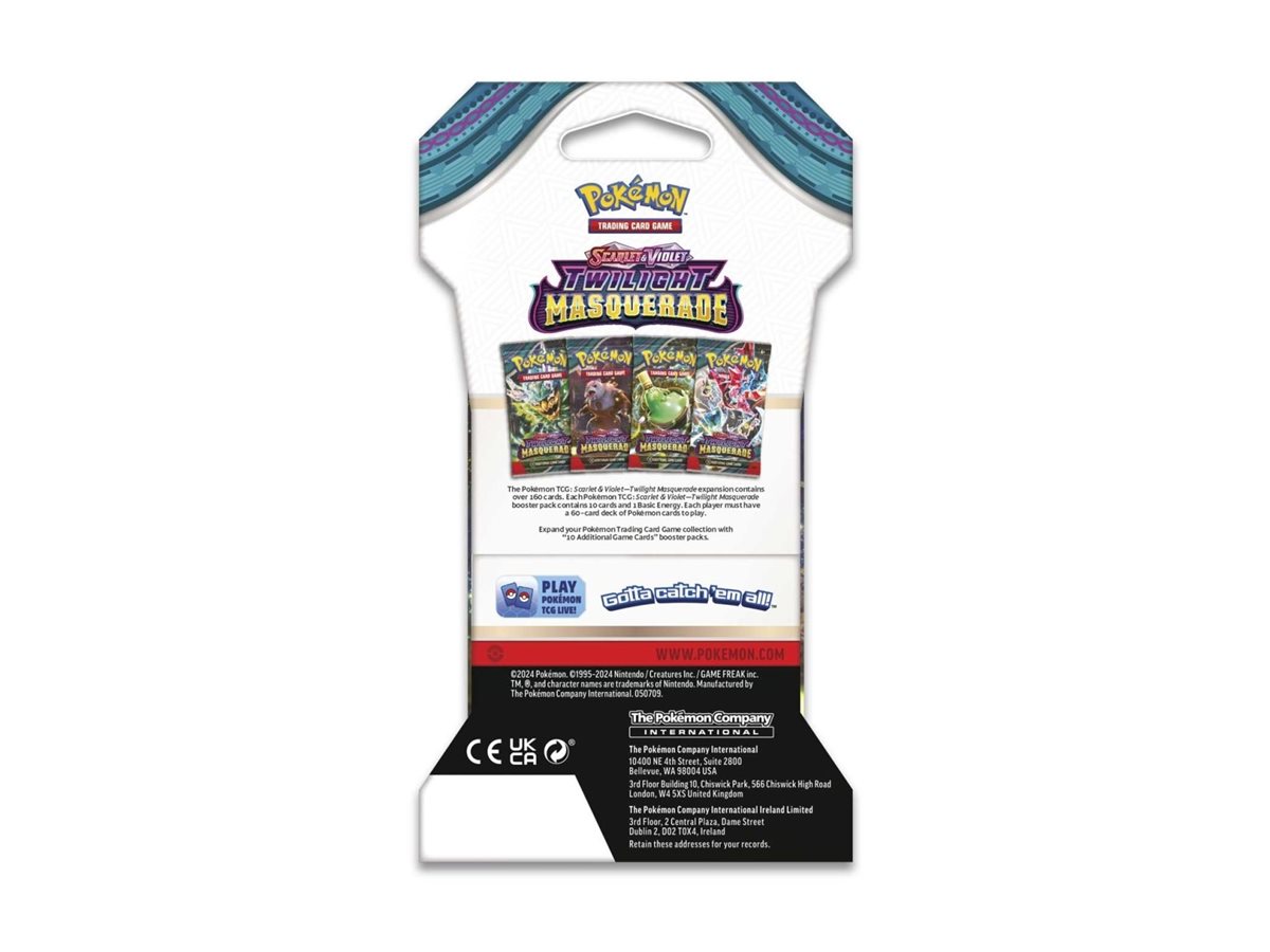 Pokemon TCG: Scarlet and Violet Twilight Masquerade Sleeved Booster Pack