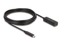 Delock USB Type-C forlængerkabel 5m Sort