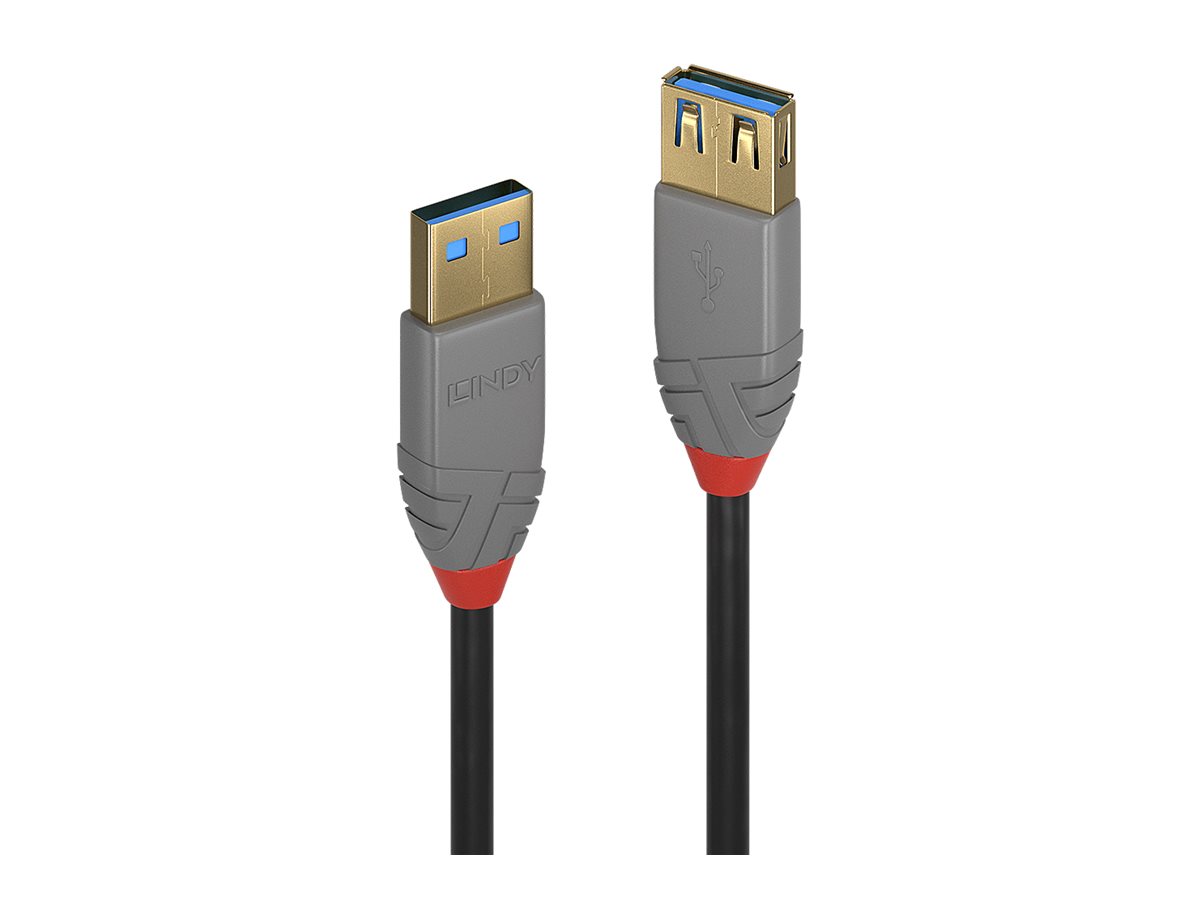 Rallonge USB 3.2 type A, 5Gbit/s, Anthra Line, 0.5m