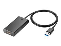 HP - Adaptateur vidéo externe - USB 3.0 - DisplayPort 