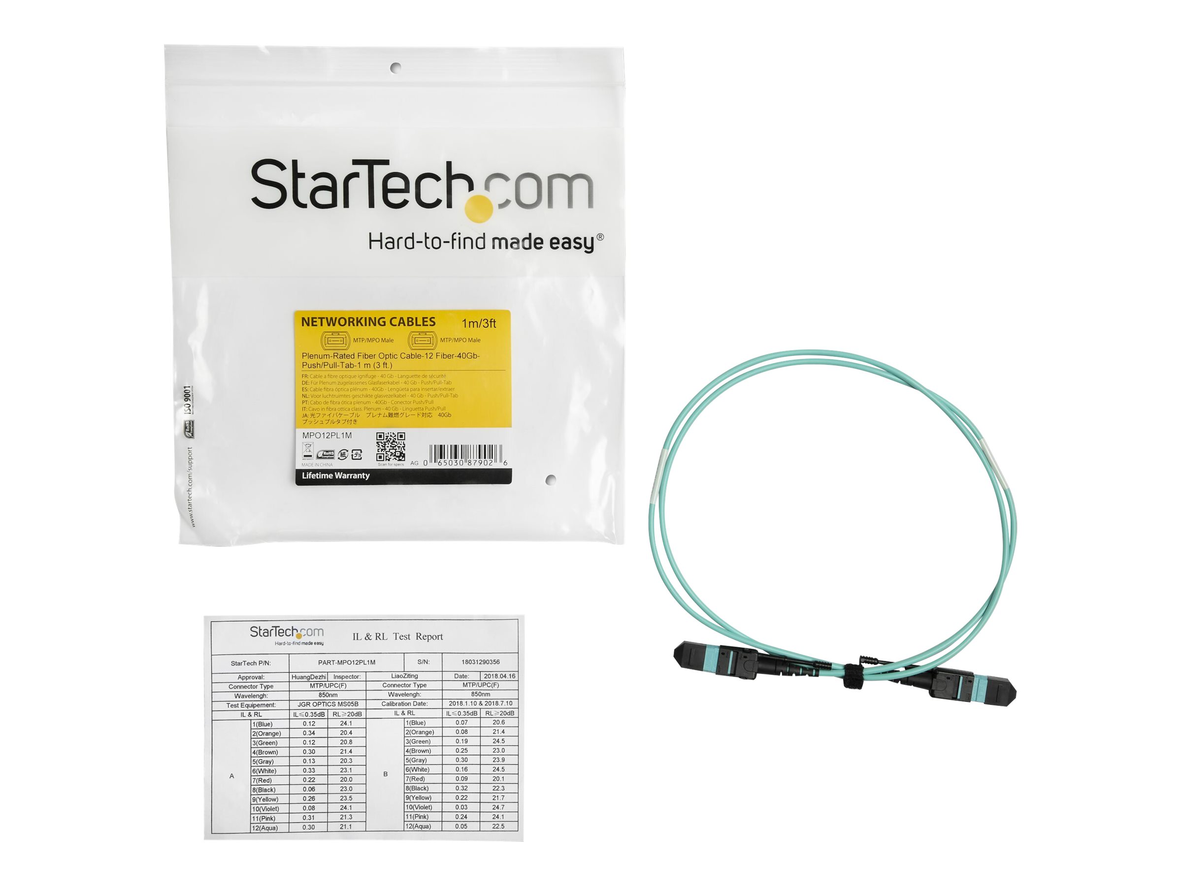 Startech MTP Fiber Optic Cable