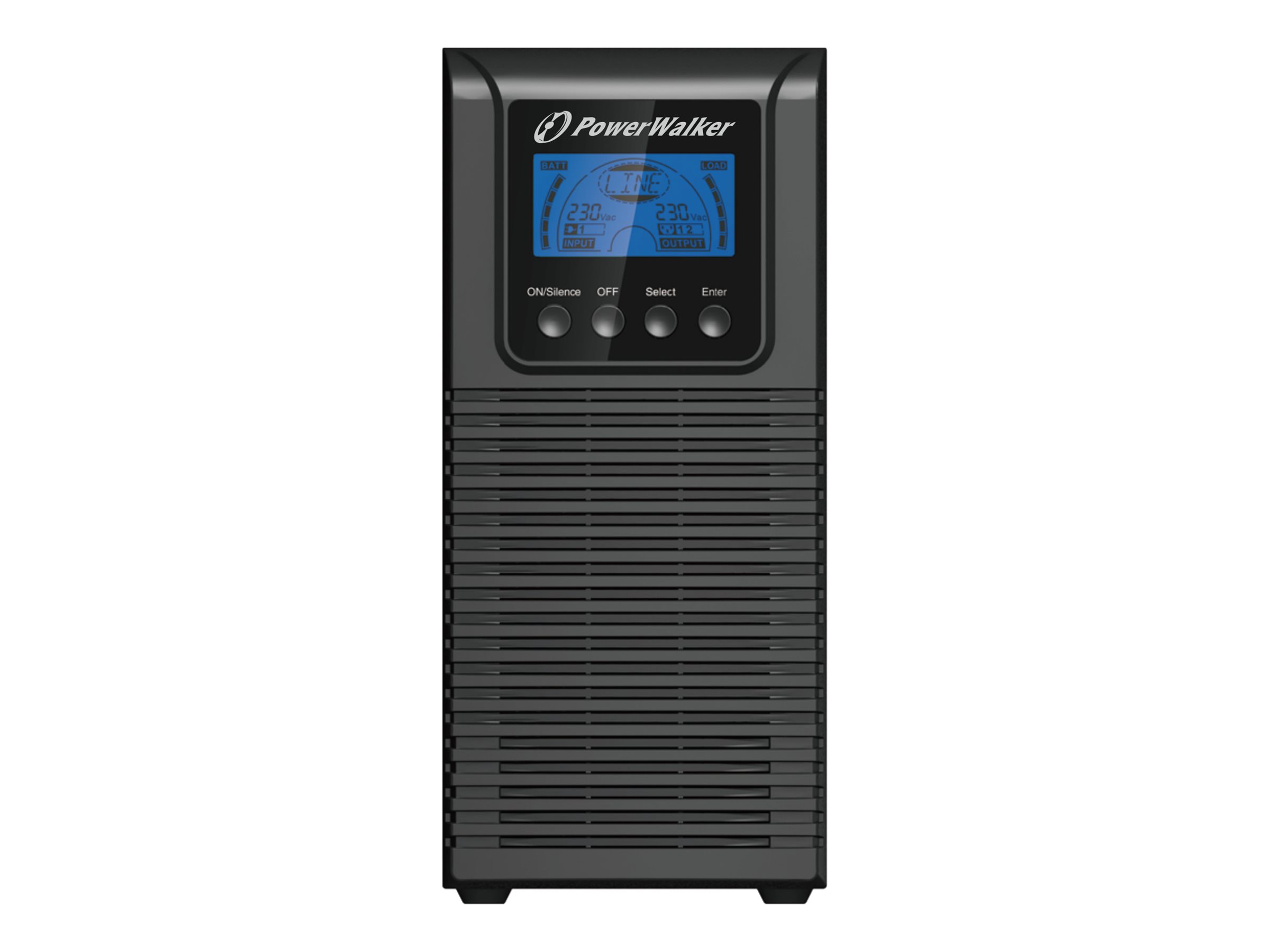 UPS POWERWALKER VFI 1000 TGS ON-LINE 1000VA TGS 3X IEC C13 USB-B RS-232 LCD TOWER EPO BEZ AKU