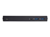 Startech Dual Monitor USB 3.0 Docking Station w/ DVI to VGA & HDMI Adapters, 5x USB 3.0 & Audio - Vertical DVI Dock for Mac &
