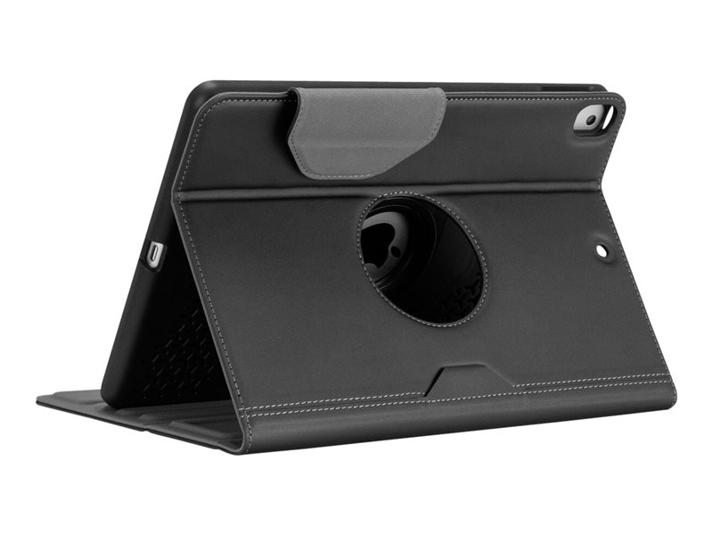 Targus VersaVu Classic - tui  rabat pour tablette - polyurthane, polycarbonate, thermoplastique - noir - 10.2" - 10.5" - pour Apple 10.2-inch iPad (7th generation, 8th generation); 10.5-inch iPad Air (3rd generation); 10.5-inch iPad Pro
