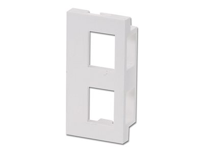 Façade murale pour 2 modules Keystone (4 pièces)