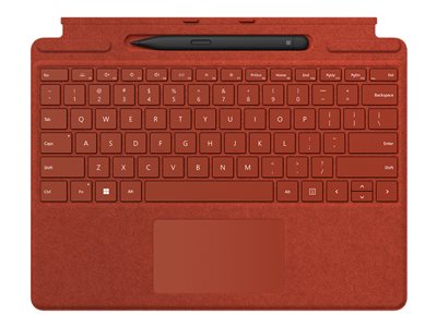 Microsoft Surface Pro 8/9/X Type Cover+SlimPen2 AT/DE Red - 8X8-00025