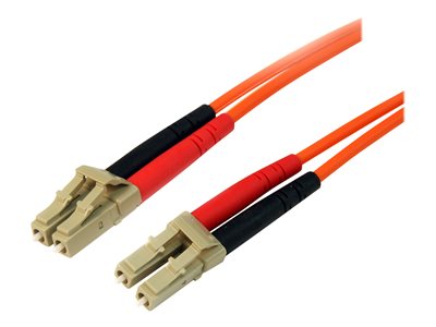 StarTech.com 1m Fiber Optic Cable - Multimode Duplex 50/125 - LSZH - LC/LC - OM2 - LC to LC Fiber Patch Cable (50FIBLCL…