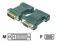M-CAB Adapter HD-15 (VGA) hun -> DVI-I han Sort