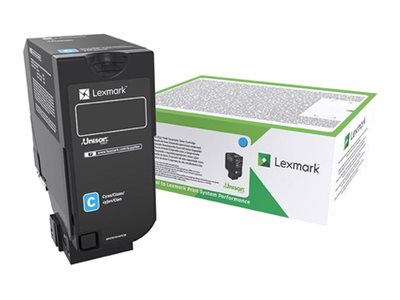 LEXMARK 74C2HCE, Verbrauchsmaterialien - Laserprint Cyan 74C2HCE (BILD2)